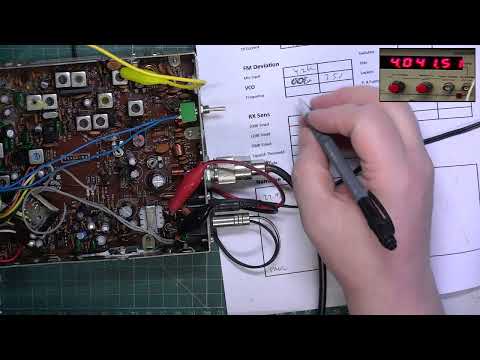 Uniden Uniace 100 CB27/81 UK FM CB radio - extensive repair & re-alignment