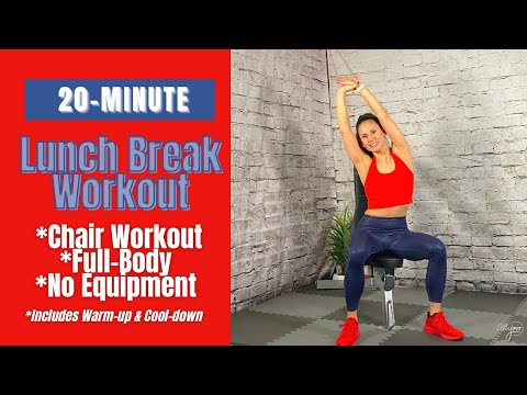 Quick Lunch Break Office Workout//20-Minutes//No Equipment