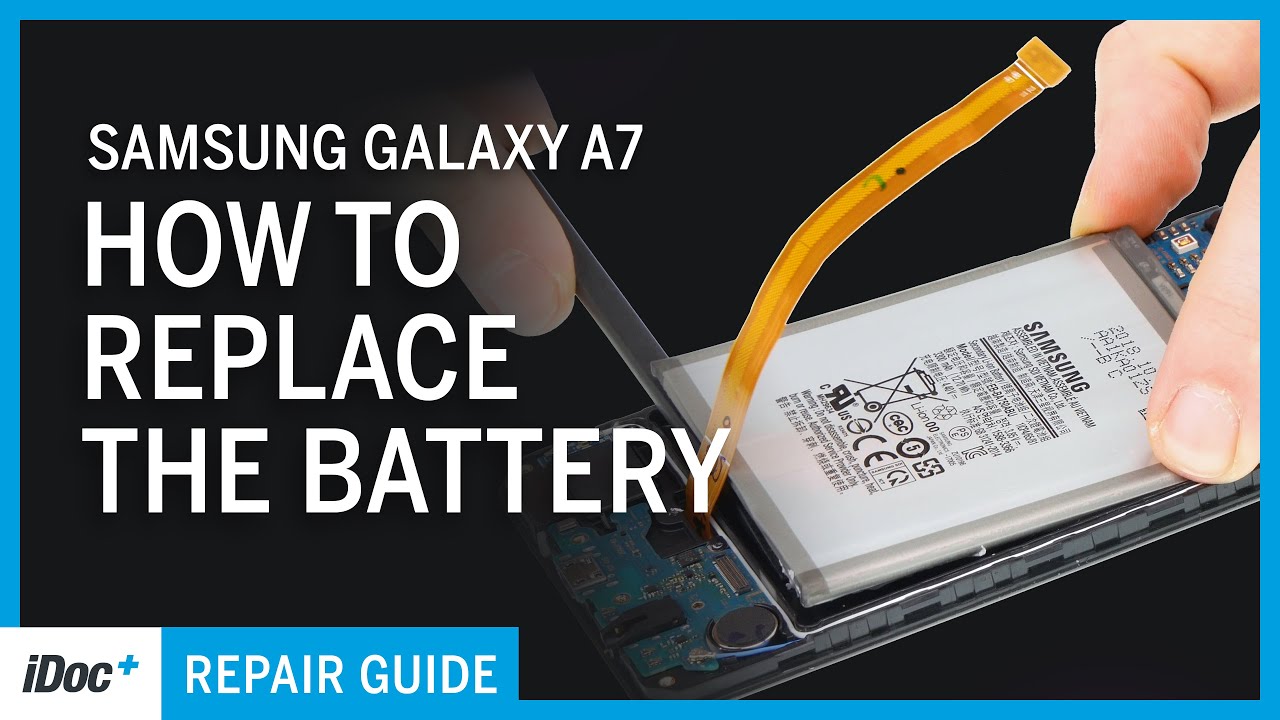 Samsung Galaxy A7 (2018) – Battery replacement [including reassembly]