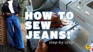 HOW TO SEW JEANS 👖 | Ranger Jeans Sewing Tutorial!