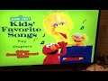 Sesame Street Kids Favorite Songs 2001 DVD Menu Walkthrough