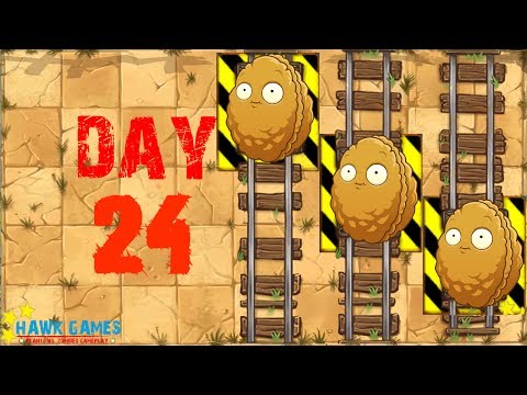 Plants vs Zombies 2 - Wild West - Day 24 [Protect Wall-nut] No Premium