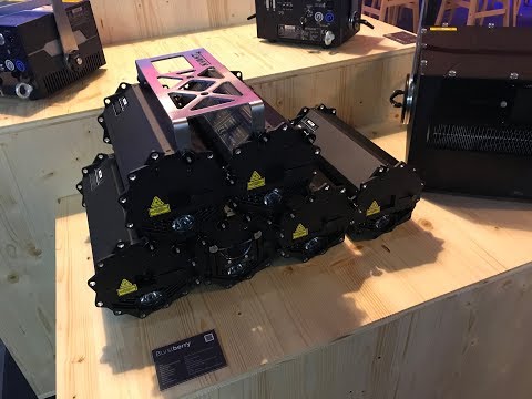 KVANT BURSTBERRY LASER in action - PROLIGHT & SOUND FRANKFURT 2018