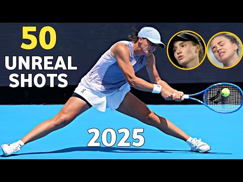 Iga Swiatek 50 Unreal Classic Tennis Shots 🔥 - You Love It ❤️ Tennis 2025 (1080P)
