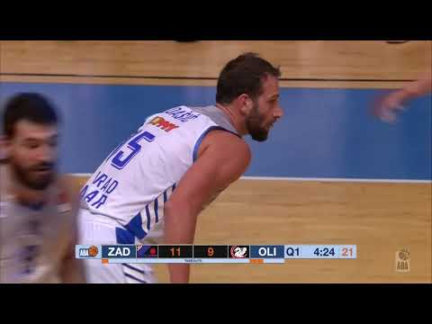 ABA Liga 2018/19, Round 14 match: Zadar - Petrol Olimpija (4.1.2019)