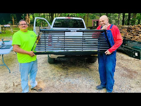Mounting Westin headache rack and modifying bed liner