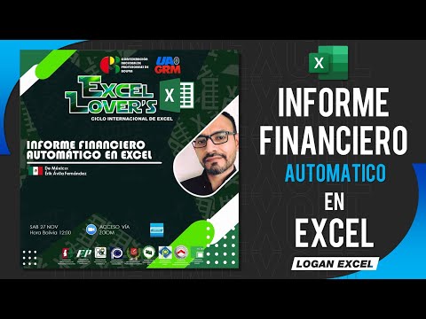Como hacer un Informe financiero automatico en Excel, Ciclo Internacional de Excel 27/11/21 Bolivia