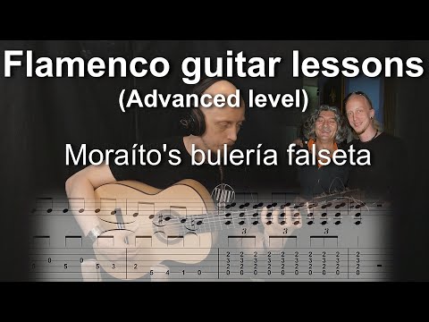 Flamenco guitar lessons - Advanced level - Moraito's bulería falseta