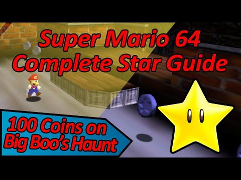 100 Coins on Big Boo’s Haunt - Super Mario 64 Complete Star Guide