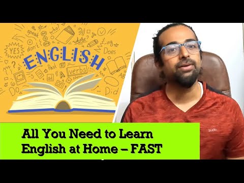All You Need to Learn English at Home – FAST | Rupam Sil