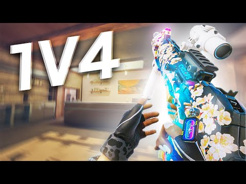 5 minutes of *CLUTCHES* on Rainbow Six Siege + NO RECOIL SETTINGS + SENSITIVITY