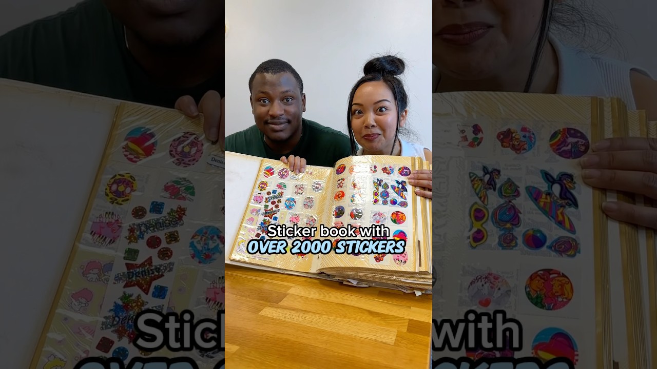 BIGGEST STICKER COLLECTION EVER?! 😱🤯 #stickershop #stickercollector