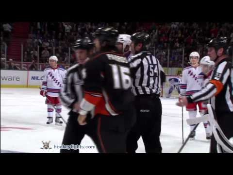 Michael Rupp vs George Parros Oct 8, 2011