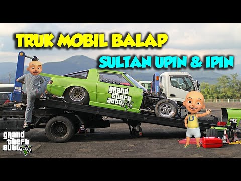 Sultan Upin Ipin Maen Truck BALAP MOBIL MAntAP Kencang - GTA V Upin Ipin Episode Terbaru 715