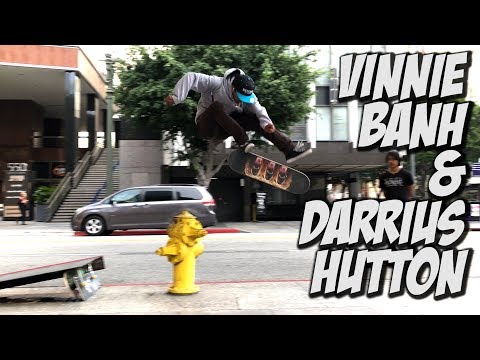 VINNIE BANH & DARRIUS HUTTON CRAZY SKATE DAY !!! - NKA VIDS -