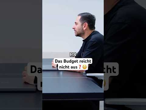 Reicht das Budget für den Audi R8 aus #omidmouazzen #autohandel