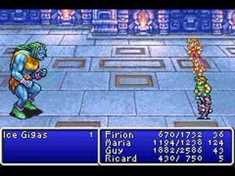 Final Fantasy II DOS (Part 31) - Ice Gigas
