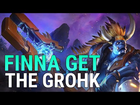 Grohk is not a Support - DPS Grohk Gameplay - Team Thicc Plays Paladins