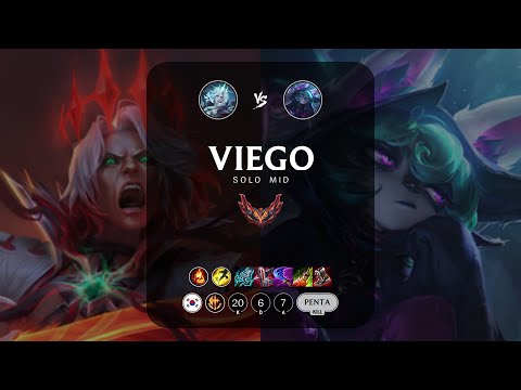 Viego Mid vs Vex - KR Grandmaster Patch 12.23
