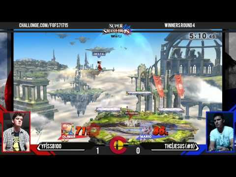 FGF4 - YF|SSB100 (Olimar) Vs. THC|Jesus (Mario) WR4 - Smash 4
