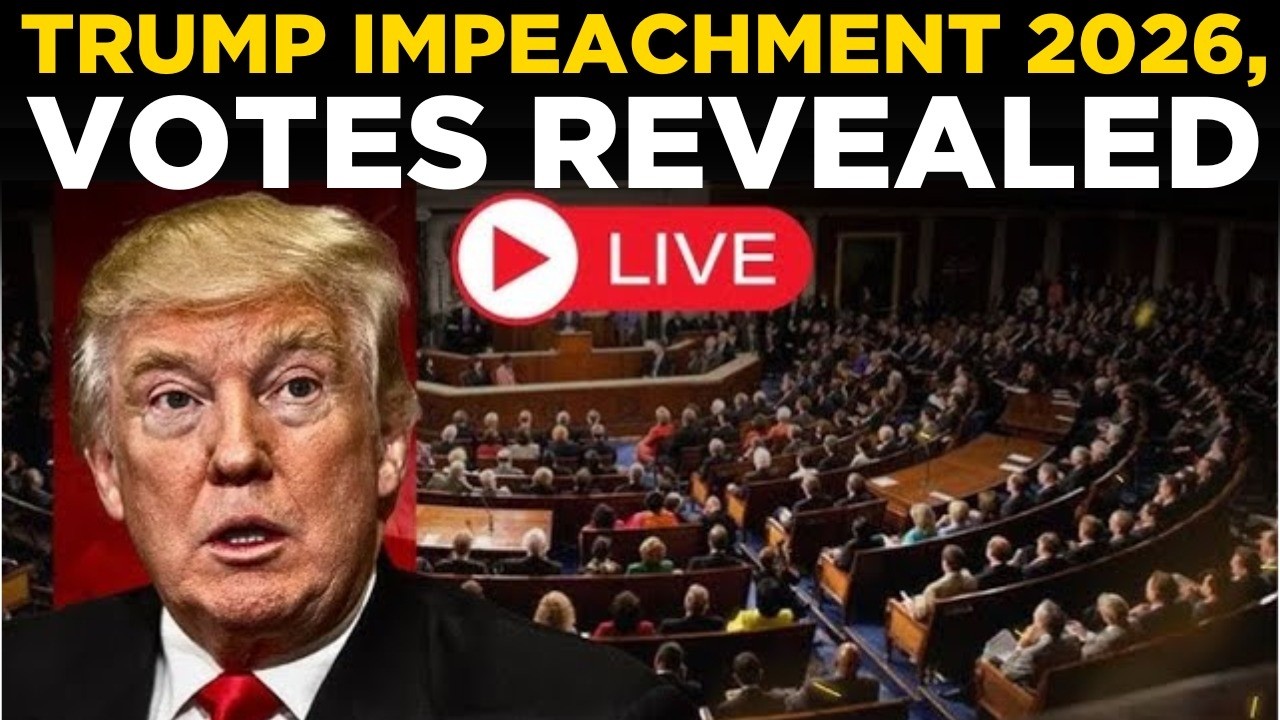 Trump Impeachment 2026 LIVE |  Lawmakers Publicly Declare Positions Ahead of Vote | US Politics