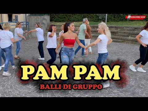 PAM PAM - BALLO DI GRUPPO - Baile en linea - line DANCE - COREOGRAFIA - Animazione