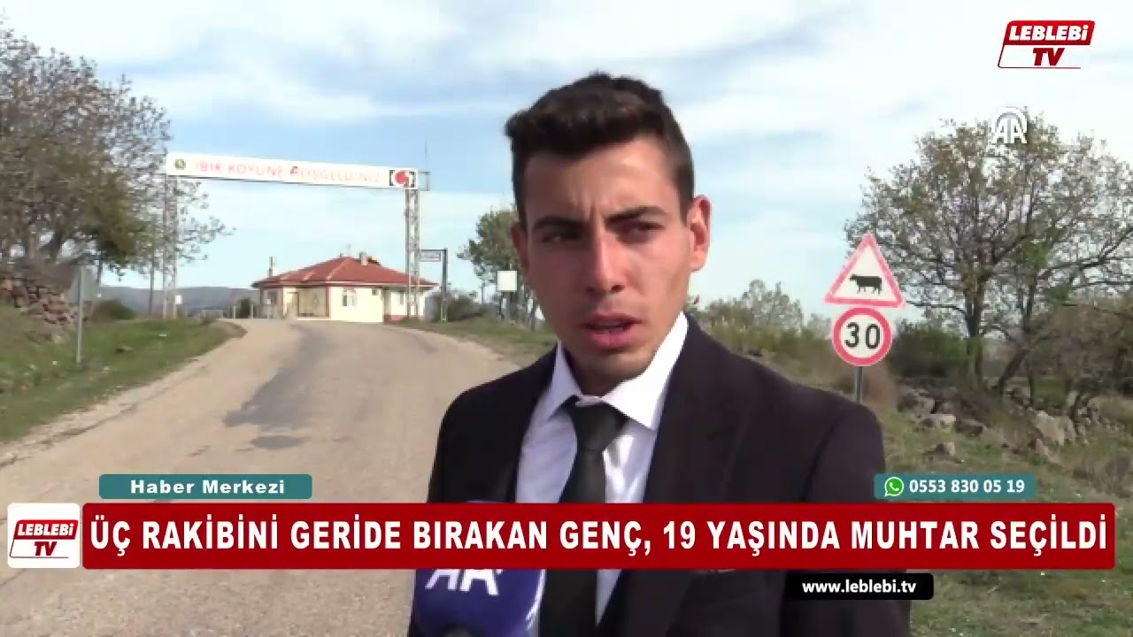 Üç Rakibini Geride Bırakan Genç, 19 Yaşında Muhtar Seçildi