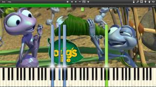 Randy Newman - A Bug's Life Suite - Synthesia Piano Solo Tutorial