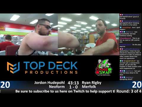 Tuesday Night Modern (6/11/19) - Jordan Hudepohl (Neoform Combo) vs. Ryan Rigby (Merfolk)