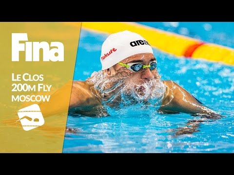 Le Clos almost flies to a new world record in men's 200m butterfly #3 Moscow