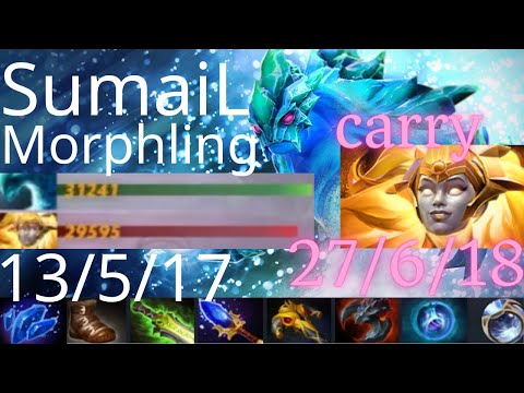 SumaiL Morphling vs Dawnbreaker, Storm Spirit, Dark Seer - OG vs VP g1 Ti10 dota2