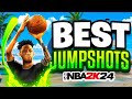 BEST JUMPSHOTS FOR EVERY BUILD + 3 POINT RATING ON NBA 2K24! HIGHEST GREEN WINDOW JUMPSHOTS NBA 2K24