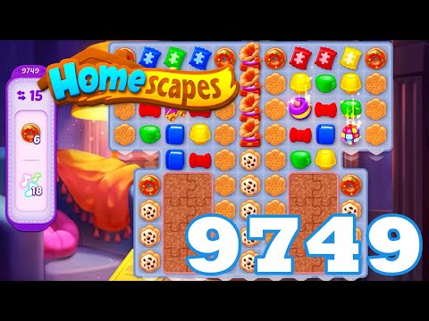 Homescapes Level 9749 HD 3 - match puzzle game | Gameplay Walkthrough | android | GameGo Game | IOS