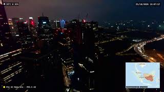 Singapore CBD Live Stream 4K with LoFi Music live webcam