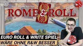 Überblick: Rome & Roll (dt. Rom & Alea) (Nick Shaw, David Turci, PSC Games 2020)