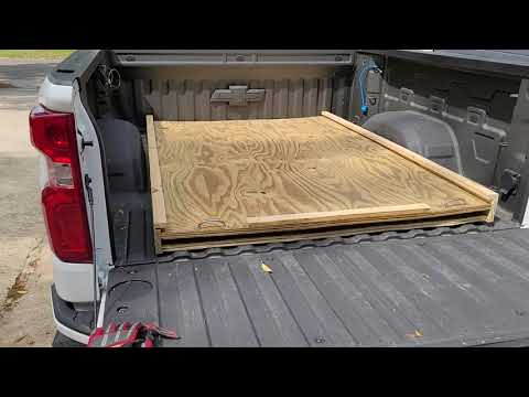 DIY Bed Slide or Cargo Slide for 2020 Chevy Silverado 5' 8" Bed