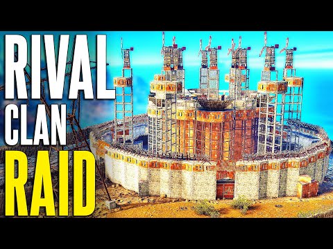 TOP RIVAL CLANS go HEAD to HEAD on my RUST SERVER