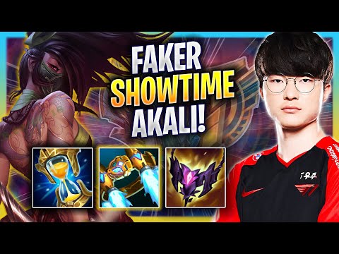 FAKER SHOWTIME WITH AKALI! - T1 Faker Plays Akali MID vs Yasuo! | Bootcamp 2023