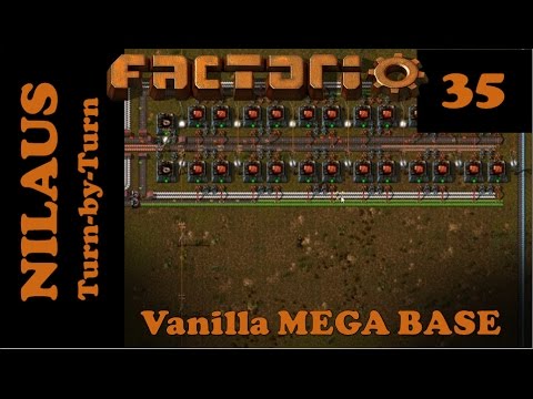 Factorio S7E35 - Expanding Iron Smelting in MEGA BASE and clearing trees