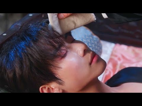 When he fell ill and vomit blood because his cursed - Sick male lead