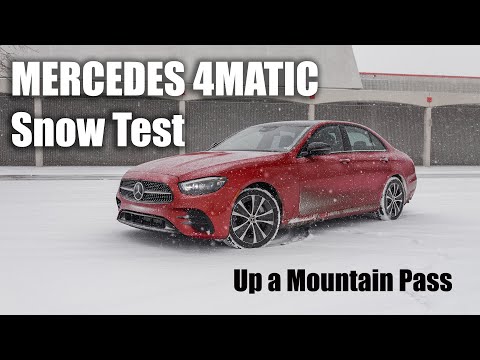 How Good Is Mercedes 4MATIC Up A Snowy Mountain Pass?