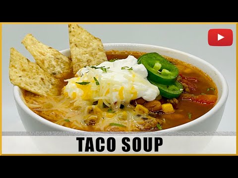 How to Make Taco Soup | Easy Dinner Option! | Chef Vic Cuisine