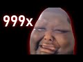Fat Guy Cries After Going Underwater 999x Speed Meme