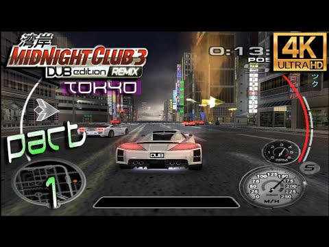 MIDNIGHT CLUB 3 DUB EDITION REMIX Gameplay Walkthrough TOKYO (Full Game) [ 4K 60FPS ]