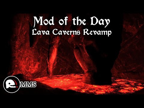 Morrowind Mod of the Day EP111 - Lava Caverns Revamp Showcase