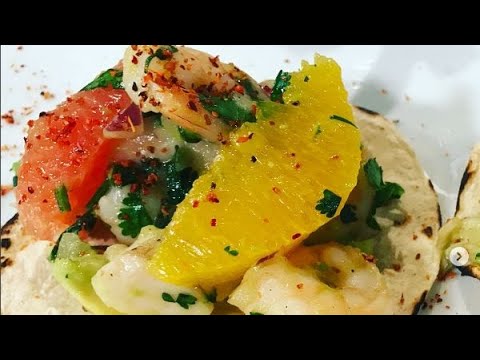 Ceviche Fresco com Camarão e Vieiras