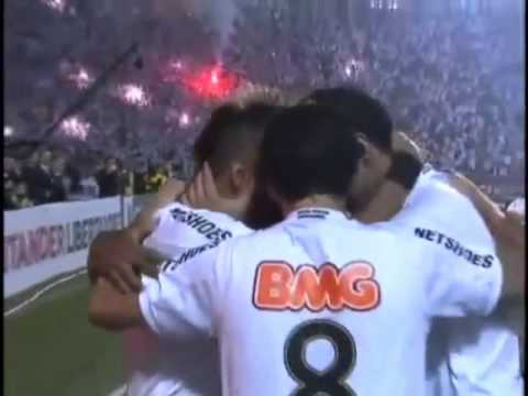 Final da Libertadores 2011 Santos 2x1 Peñarol. Santos Tricampeão