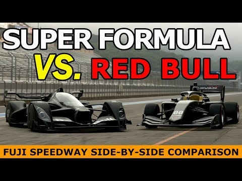 Super Formula vs.  Red Bull - Comparison @ Fuji Speedway