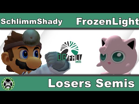 DGFall 16 - SchlimmShady (Doc) Vs. FrozenLight (Jigglypuff) - Losers Semis - Melee Singles