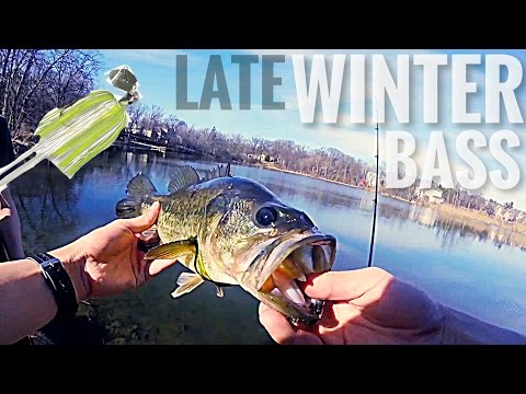 Ice Out Fishing--Late Winter Chatterbait Bass